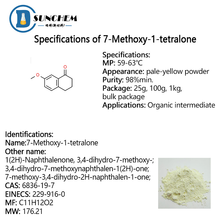7-Methoxy-1-tetralone CAS 6836-19-7 in stock with good quality and price