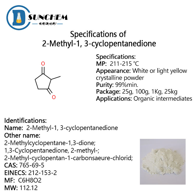 High Quality 2-Methyl-1,3-cyclopentanedione CAS NO 765-69-5