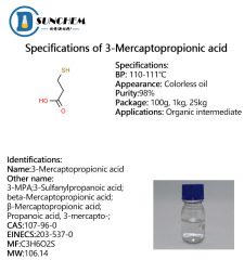 Factory supply 3-Mercaptopropionic acid 3-MPA CAS 107-96-0