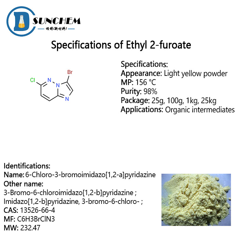 Provide high quality 3-bromo-6-chloroimidazo[1,2-b]pyridazine cas 13526-66-4