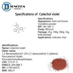 Provide high quality research reagent Pyrocatechol violet CAS 115-41-3