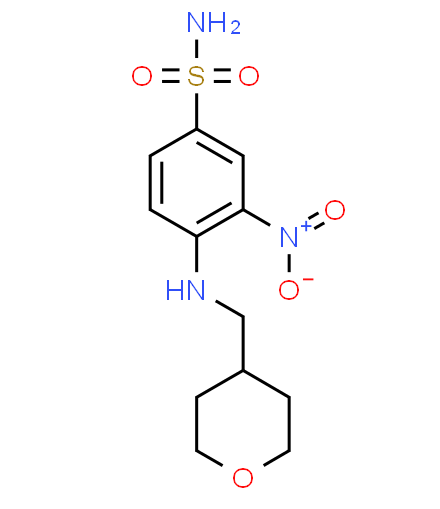 Factory supply 3-Nitro-4-[[(tetrahydropyran-4-yl)methyl]amino]benzenesulfonamide cas 1228779-96-1