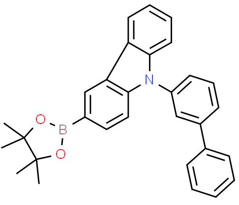 Factory Direct Supply 9-(3-Biphenylyl)-3-(4,4,5,5-tetramethyl-1,3,2-dioxaborolan-2-yl)-9H-carbazole CAS 1533406-38-0