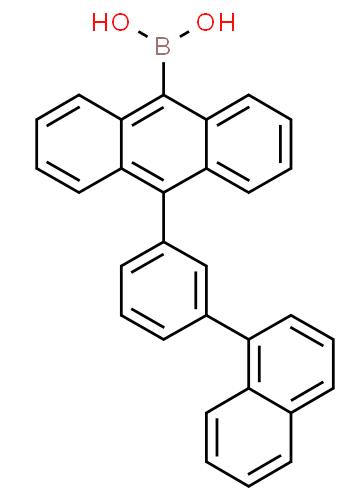 Factory Direct Supply {10-[3-(1-Naphthyl)phenyl]-9-anthryl}boronic acid CAS 1084334-60-0