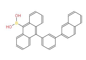 Provide 10-(3-(naphthalen-2-yl)phenyl)anthracene-9-boronic acid CAS: 853945-54-7 with high quality