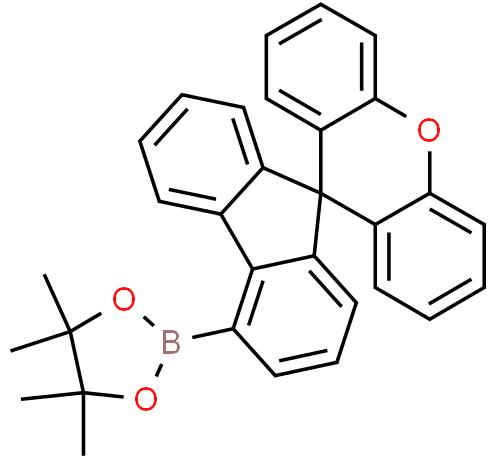 Manufacture supply High quality 4-(4,4,5,5-Tetramethyl-1,3,2-dioxaborolan-2-yl)spiro[fluorene-9,9'-xanthene] cas 1609484-75-4