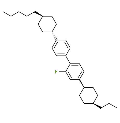 2-Fluoro-4'-(trans-4-pentylcyclohexyl)-4-(trans-4-propylcyclohexyl)biphenyl CAS 99896-05-6 in stock
