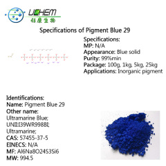 Best price 99% Ultramarine blue powder cas 57455-37-5 for inks and paints