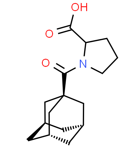 Factory supply 99% 1-(1-adamantylcarbonyl)proline-2-carboxylic acid CAS 35084-48-1 with best price