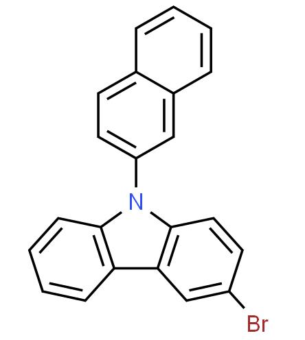 Manufacture supply High quality 3-Bromo-9-(2-naphthyl)-9H-carbazole cas 934545-80-9