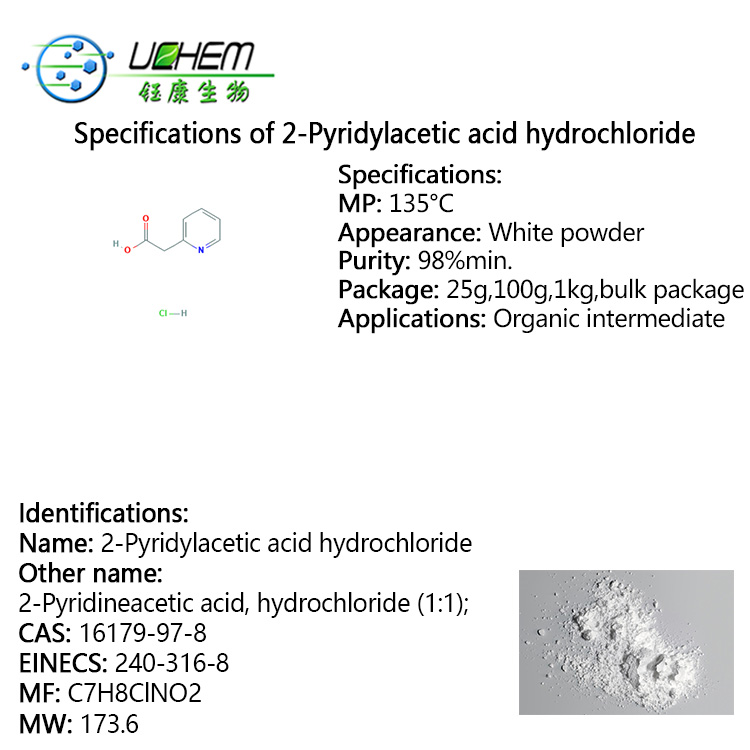 High Quality 2-Pyridylacetic acid hydrochloride CAS NO 16179-97-8 Manufacturer