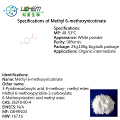 High purity Methyl 6-methoxynicotinate cas 26218-80-4 in stock