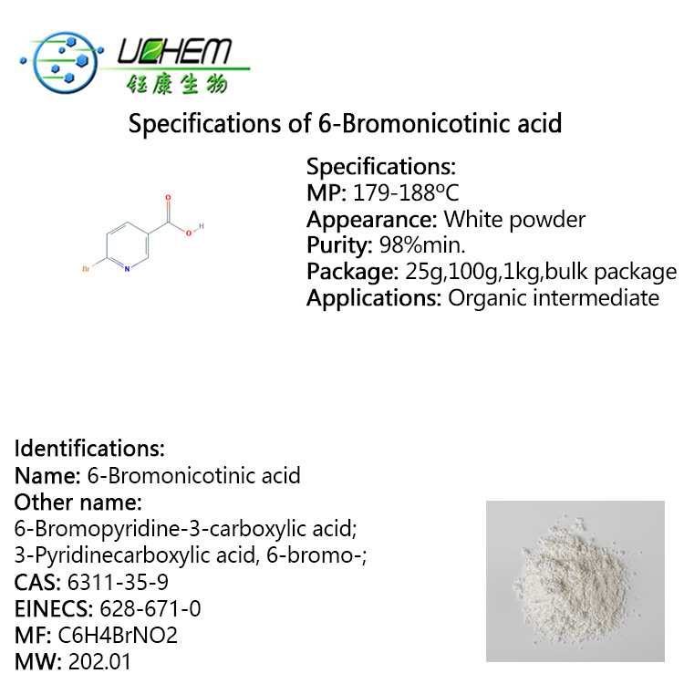 High Quality 6-Bromonicotinic acid CAS NO 6311-35-9 Manufacturer