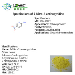 High quality 98% 2-Amino-5-nitropyridine CAS 4214-76-0 with best price