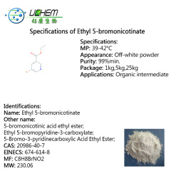 High Quality Ethyl 5-bromonicotinate CAS NO 20986-40-7 Manufacturer