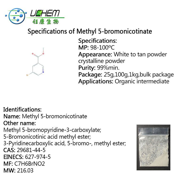 Methyl 5-bromonicotinate CAS 29681-44-5 High purity Factory direct sale