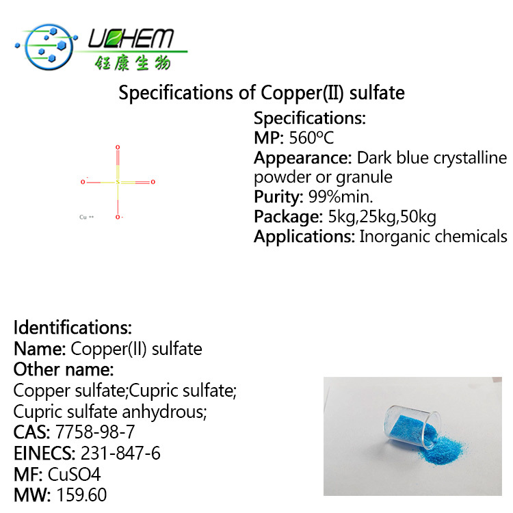 Top quality CAS 7758-98-7 Copper Sulphate crystal with best price