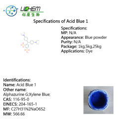 High Quality 99% Acid Blue 1 CAS 116-95-0