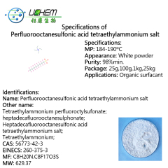 High quality 98% Tetraethylammonium perfluoroctylsufonate powder cas 56773-42-3 with best price