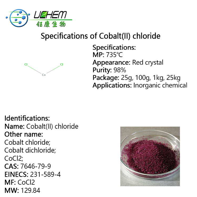 Factory Price buy Cobalt chloride Powder with cas 7646-79-9 in stock
