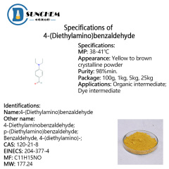 Factory supply 4-Diethylaminobenzaldehyde CAS 120-21-8