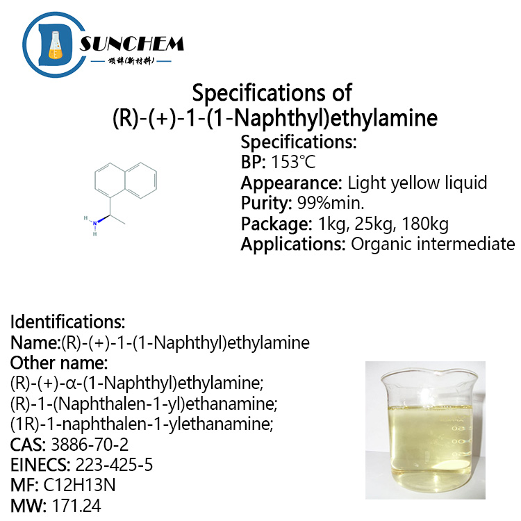 High Quality (R)-(+)-1-(1-Naphthyl)ethylamine cas 3886-70-2