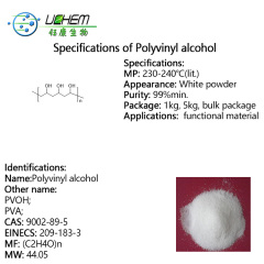 High quality Polyvinyl Alcohol (PVA) CAS 9002-89-5