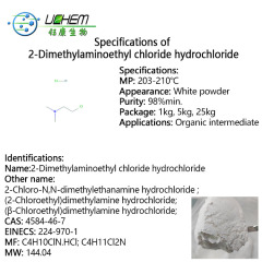 High Quality 2-Chloroethyl)dimethylamine hydrochloride cas 4584-46-7