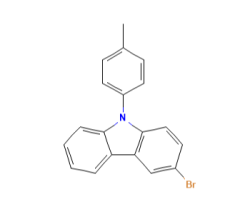 China supply 3-Bromo-9-(p-tolyl)-9H-carbazole CAS 731016-44-7 with high purity