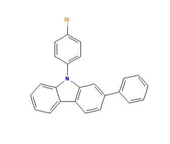 High purity 98% 9-(4-Bromophenyl)-2-phenyl-9H-carbazole CAS 1235563-74-2 in stock