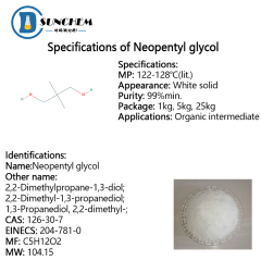 Hot Sale 2,2-Dimethyl-1,3-propanediol / Neopentyl glycol CAS 126-30-7 NPG