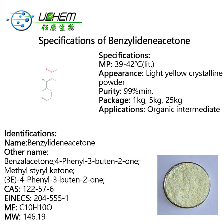 High Quality Benzalacetone / Benzylideneacetone CAS 122-57-6 with cheap price