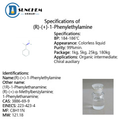 High quality (R)-(+)-1-Phenylethylamine cas 3886-69-9