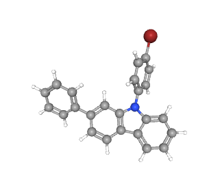 High purity 98% 9-(4-Bromophenyl)-2-phenyl-9H-carbazole CAS 1235563-74-2 in stock