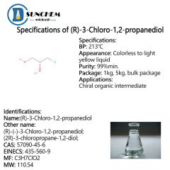 Industrial Grade High Quality (R)-(-)-3-Chloro-1,2-propanediol CAS:57090-45-6