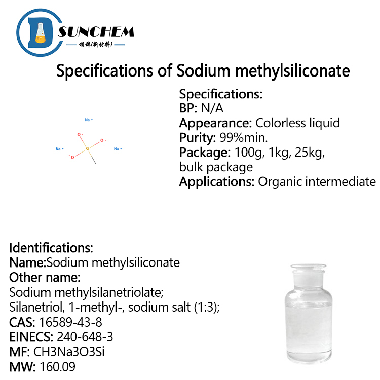 High Quality Sodium methylsiliconate CAS 16589-43-8