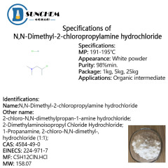 Factory supply 2-Dimethylaminoisopropyl chloride hydrochloride CAS 4584-49-0