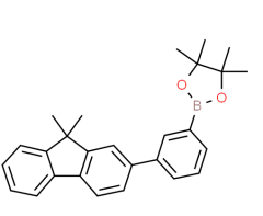 High purity 98% 2-[3-(9,9-Dimethyl-9H-fluoren-2-yl)phenyl]-4,4,5,5-tetramethyl-1,3,2-dioxaborolane CAS 1005771-03-8