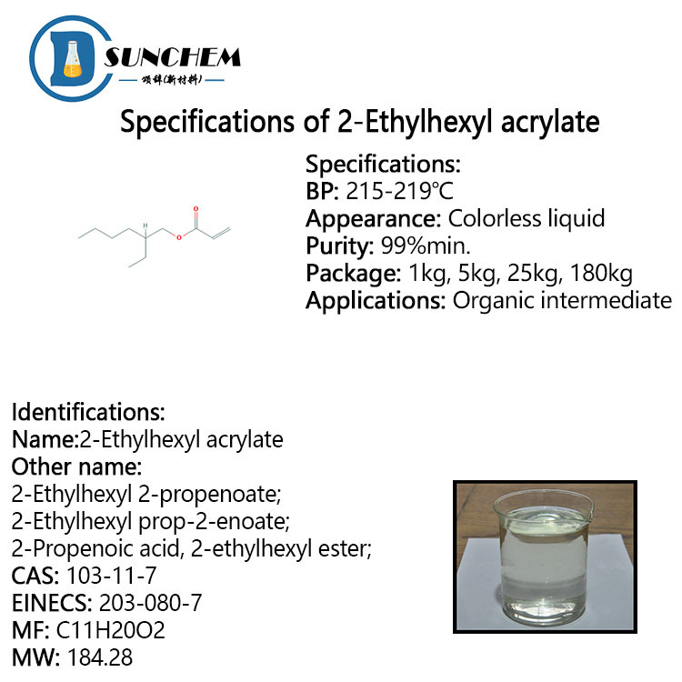Professional Supply 99% 2-Ethylhexyl acrylate CAS 103-11-7