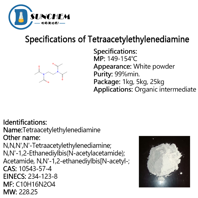 High quality Tetraacetylethylenediamine / TAED cas 10543-57-4