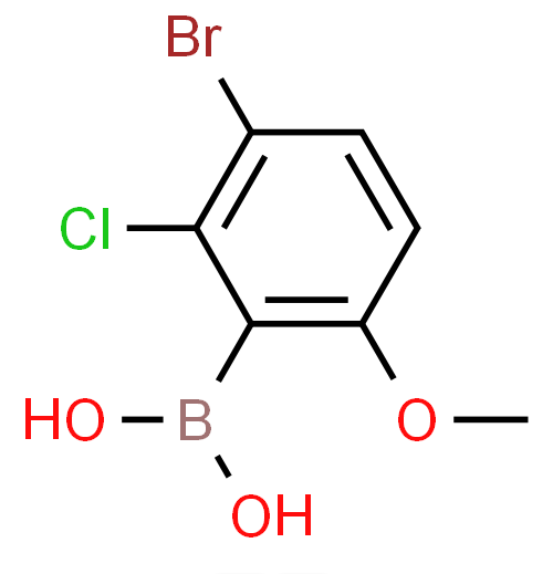 Wholesale (3-bromo-2-chloro-6-methoxyphenyl)boronic acid CAS 1309981-00-7 in stock