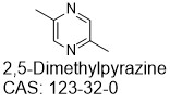 High Quality 99% purity 2,5-Dimethylpyrazine food additive for fragrance CAS 123-32-0
