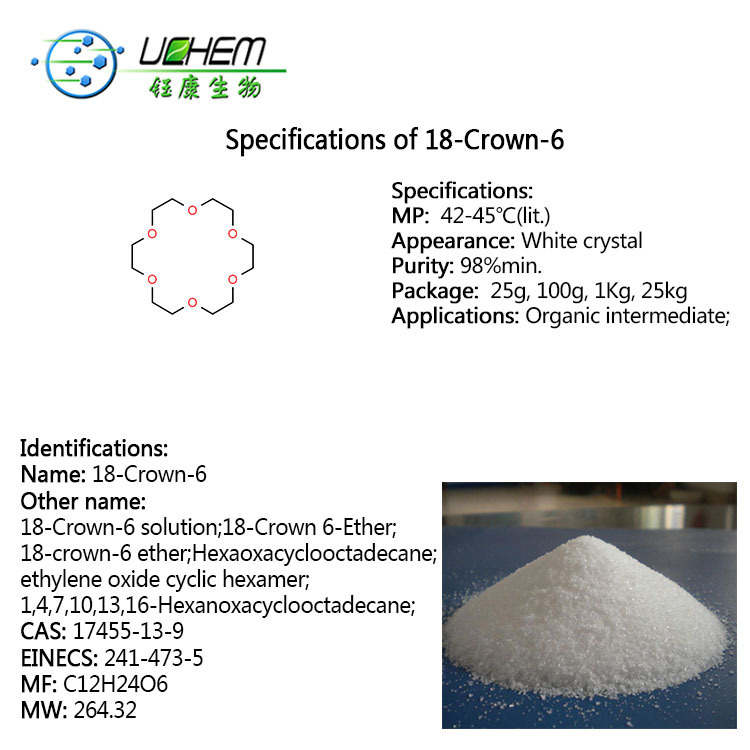 Wholesale 18-Crown-6 CAS NO 17455-13-9 in china