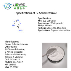 High Purity and Top Quality 5-Aminotetrazole with reasonable price CAS 4418-61-5