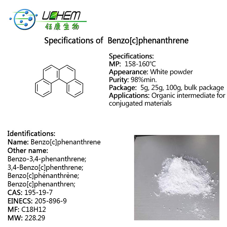 High quality Benzo[c]phenanthrene CAS NO 195-19-7 in china