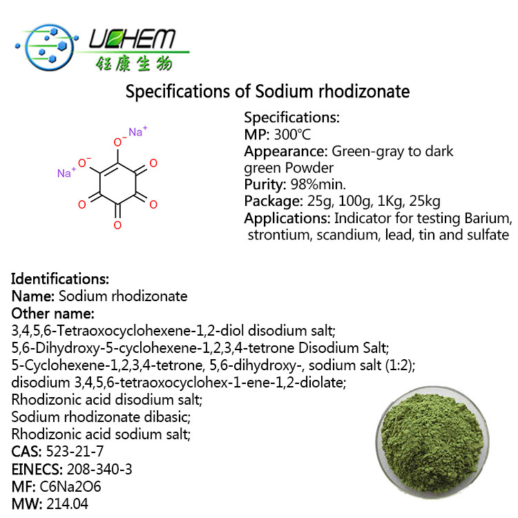 High quality research reagent Rhodizonic acid sodium salt CAS 523-21-7