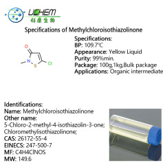 Hot selling 5-Chloro-2-Methyl-4-Isothiazolin-3-One CMIT cas 26172-55-4