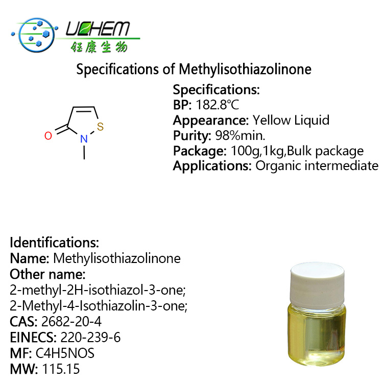 Factory price Methylisothiazolinone / MIT CAS 2682-20-4 with low price