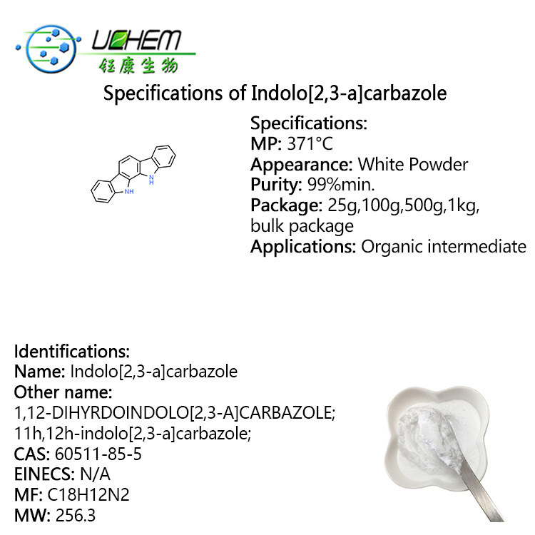 Top quality Indolo[2,3-a]carbazole CAS 60511-85-5 with good price