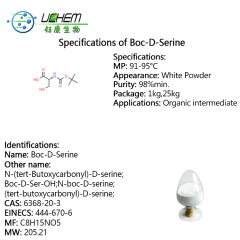 supply high quality Boc-D-Serine cas 6368-20-3 in stock